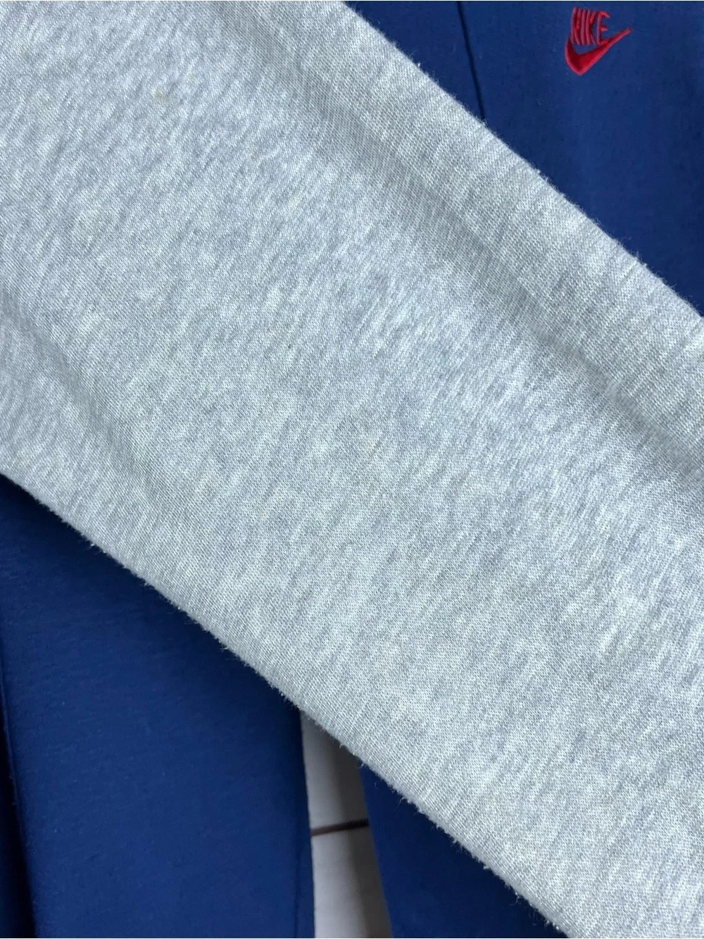 Nike Blue Tag Vintage 80s 2 Piece Tracksuit Set Size Small Mens Navy Gray - Picture 11 of 15
